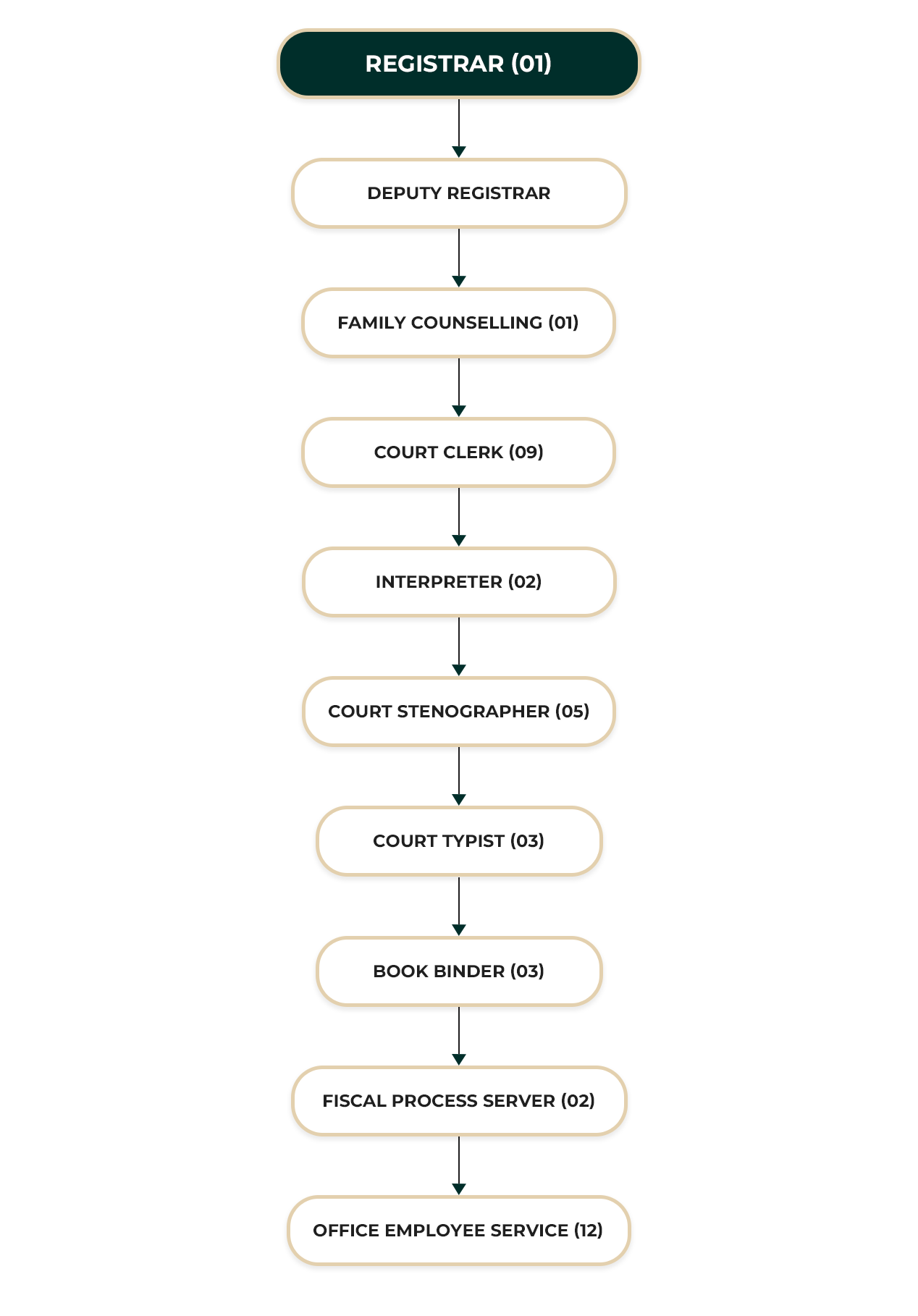District Court Hingurakgoda ORGANIZATIONAL STRUCTURE